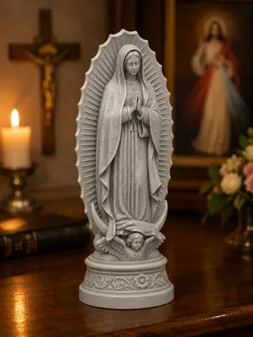 Letrero o emblema decorativo: Nostra Signora di Guadalupe – Decorazione Sacra — vista de referencia 5