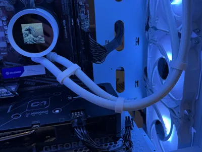 AIO Liquid Cooler Tube Clips