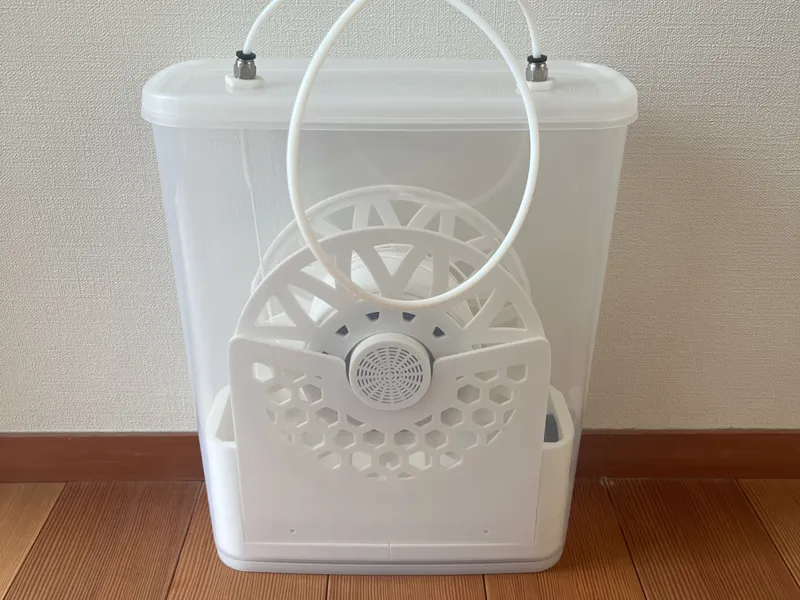 DIY filament drybox (Inomata-K Dry Food Stocker)