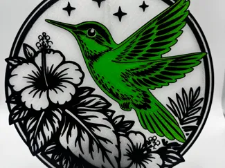 hummingbird suncatcher