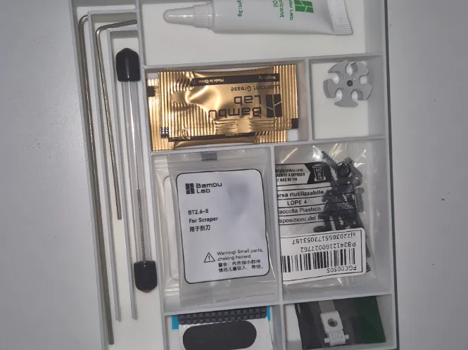 Organizer accessori bambulab A1 (2025)