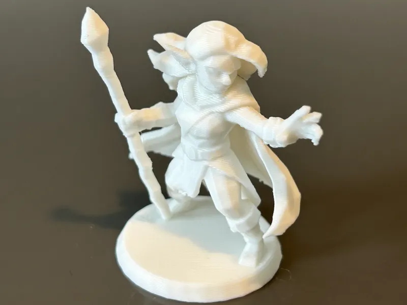 Elf / Orc Sorcerer for TTRPG / D&D, Low-Poly