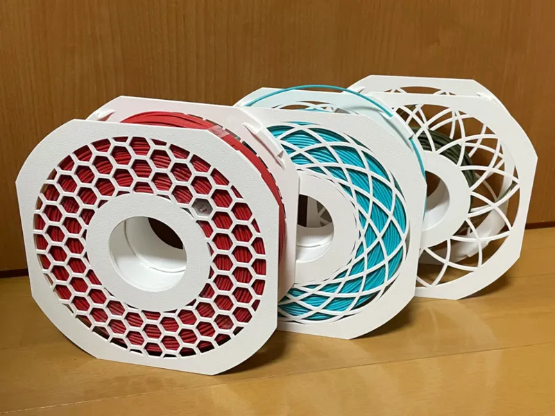Reusable spool for A1 mini - Geometric Pattern
