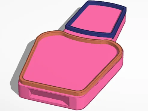 Abridor de lata formato de esmalte