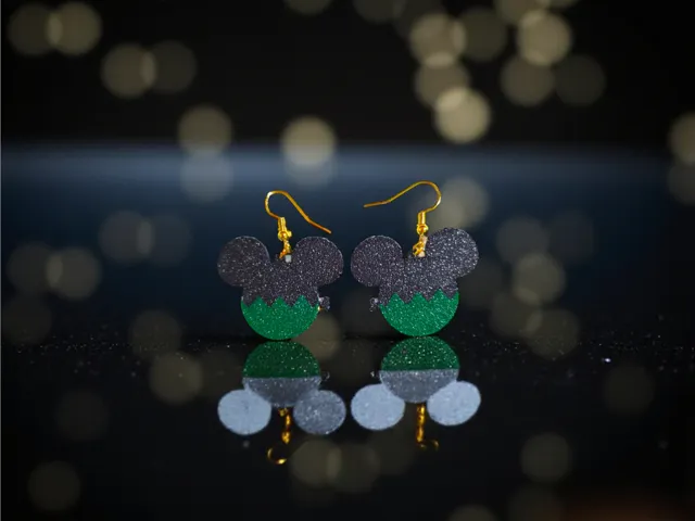 Mickey Frankenstein earrings
