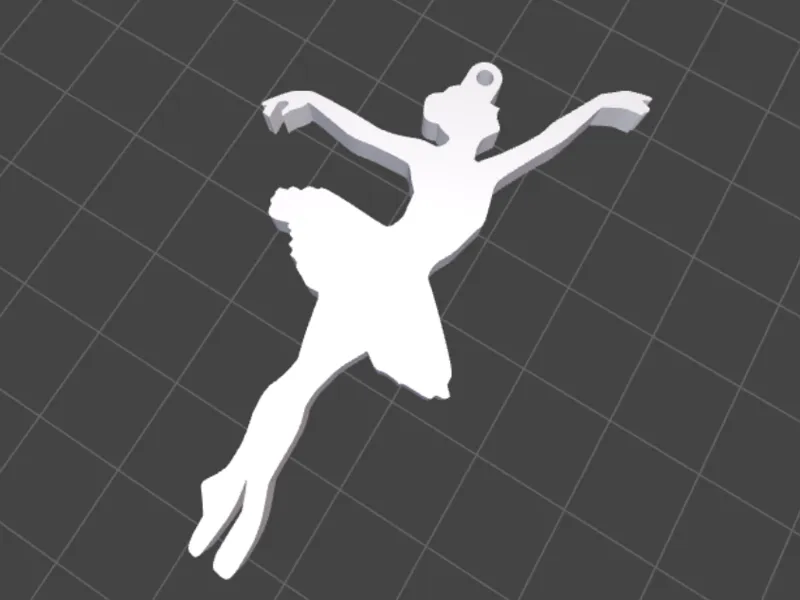ballerina portachiavi