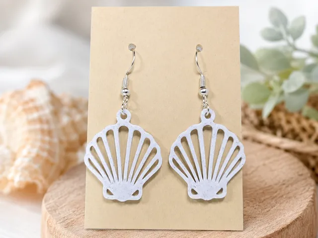 seashell earrings