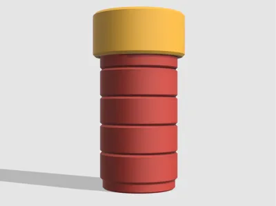 Simple Jar | Snap lock | quarter size