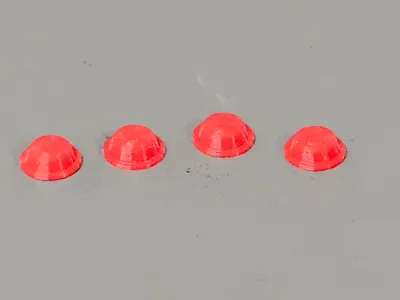 12.7mm x 3.5mm TPU feet
