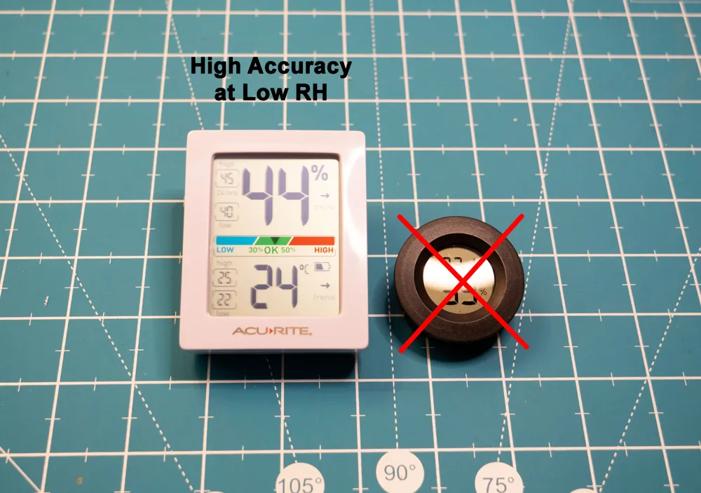 Acurite Temp / Humidity Sensor Mount for Dry Box - Free 3D Print Model ...