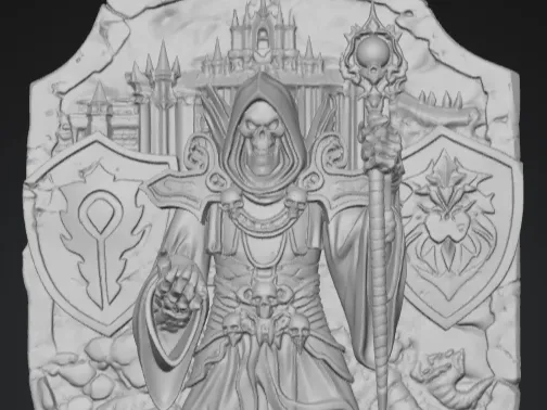 WoW Undead Priest Plaque