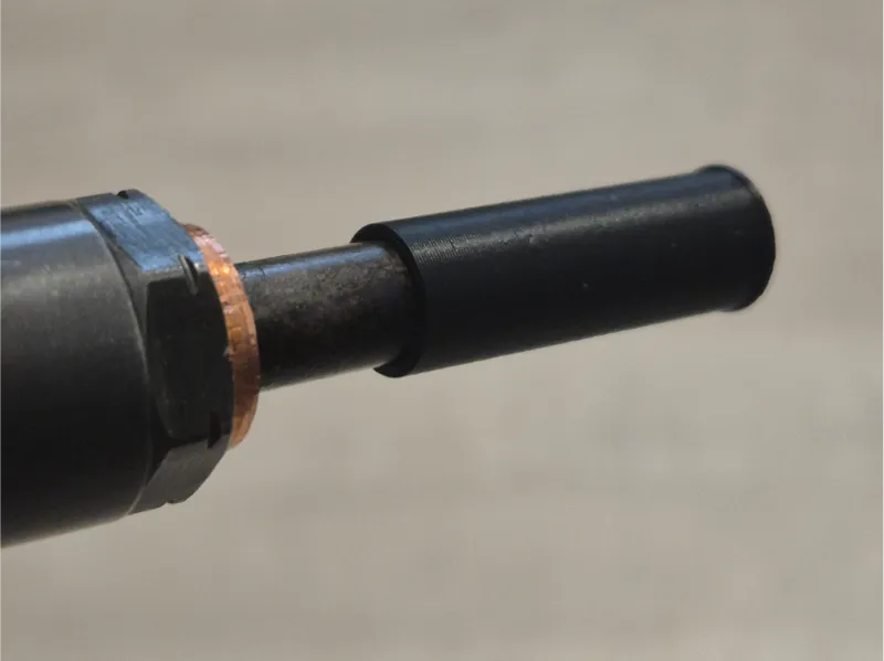 Diesel injector nozzle (tip) cover