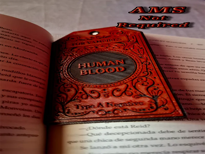 Human Blood - Marcapáginas
