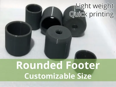 Rounded Footer - Customizable Size
