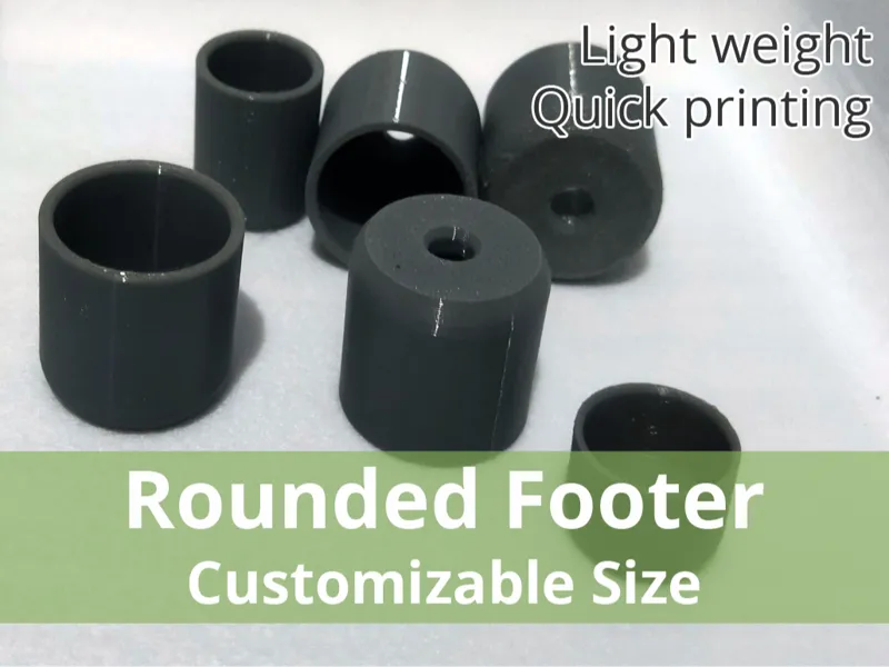 Rounded Footer - Customizable Size