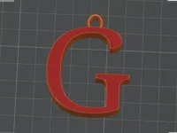 Pendentif lettre G — photo 1