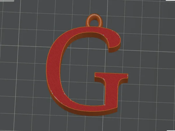 Pendentif lettre G