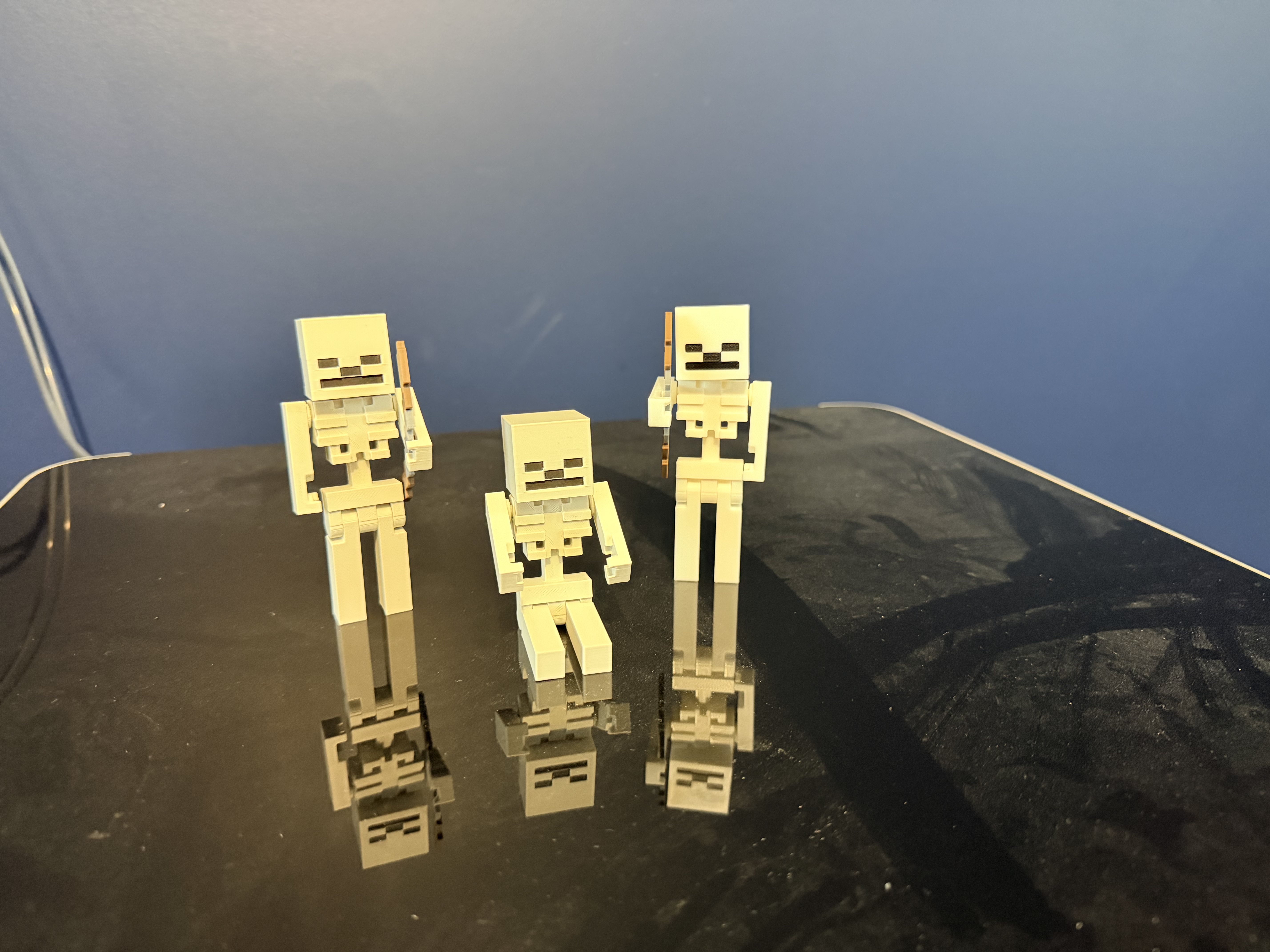 Miniatura 6 do modelo 3D Minecraft articulated skeleton 