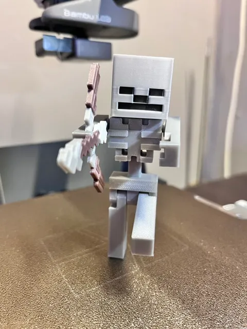 Minecraft articulated skeleton view 3