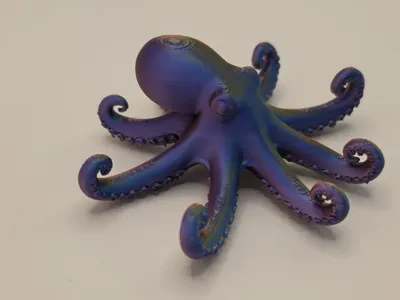 Realistic Octopus – Detailed Sea Creature - Free 3D Print Model ...