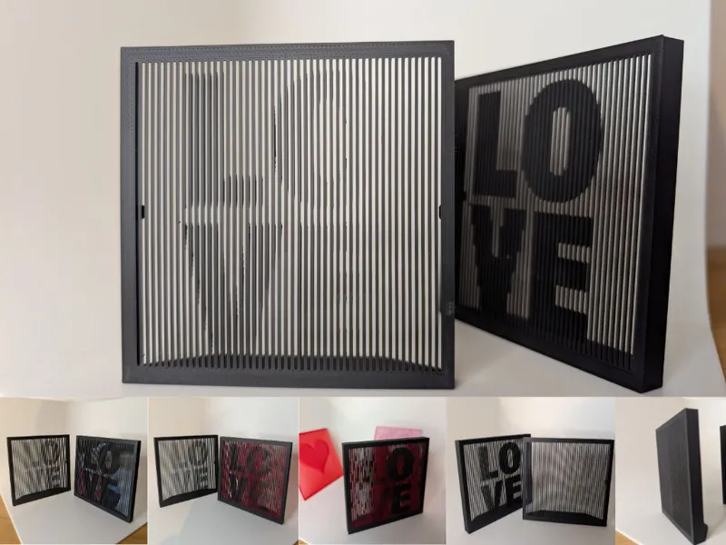 LOVE Frame a perspective picture Frame