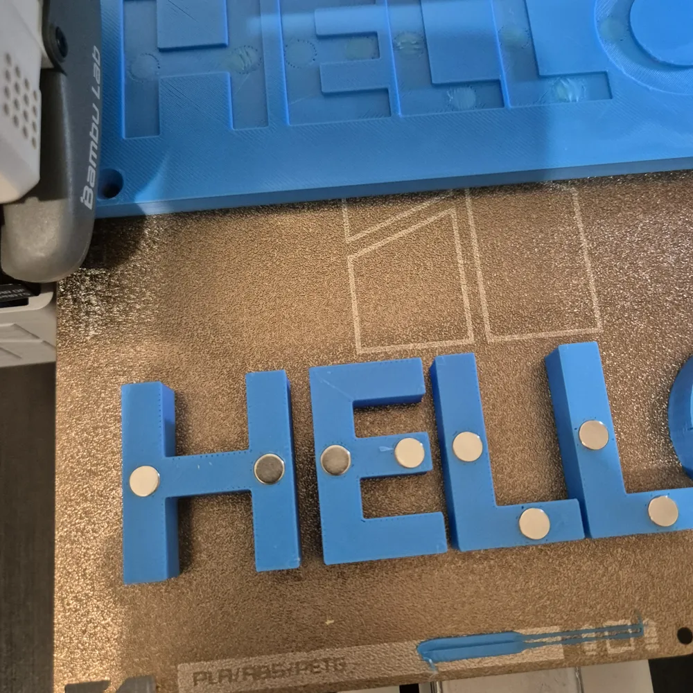 Módulo para BusyBoard Letras Magnéticas - Modelo de impresión 3D ...