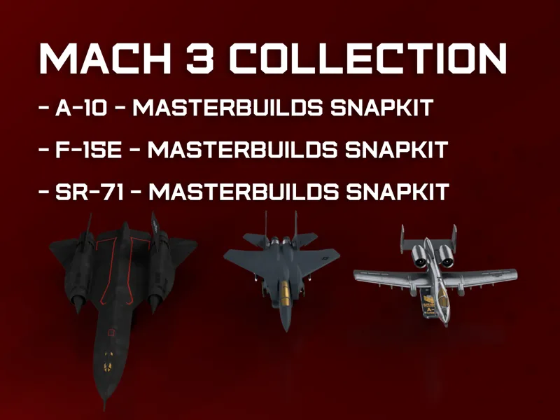 SR-71 + F-15E + A-10 - Mach 3 collection