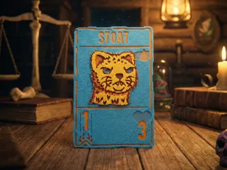 Inscryption Stoat Card | 3D Relief | No AMS Needed