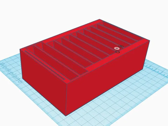 Box for Bohr models of atoms with 3 and 4 rings