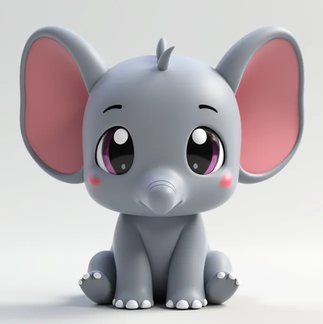 kleiner süßer Elefant
