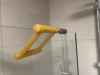 Bird Perch - Shower Door