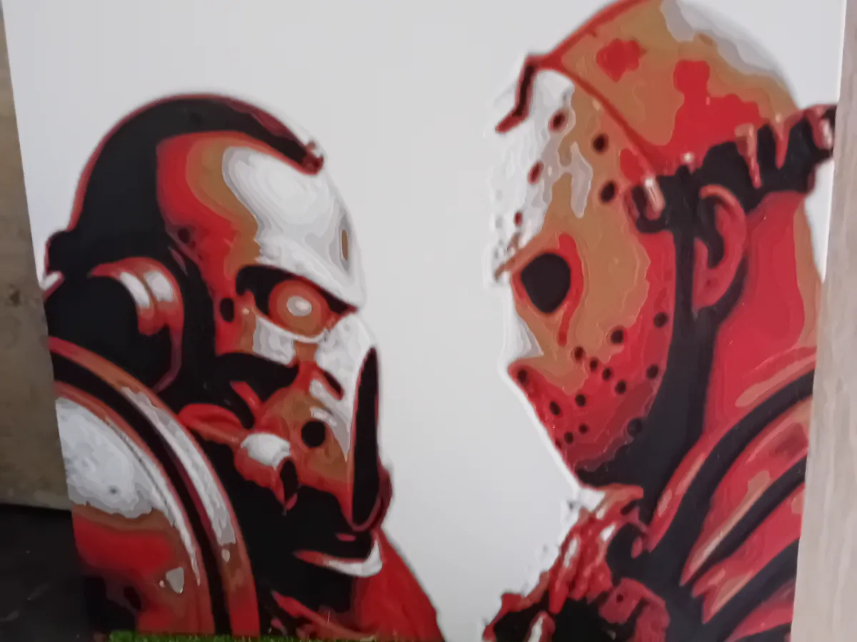 Jason Voorhees vs Space Marine Hueforge - Hue Forge von Satan Studio ...