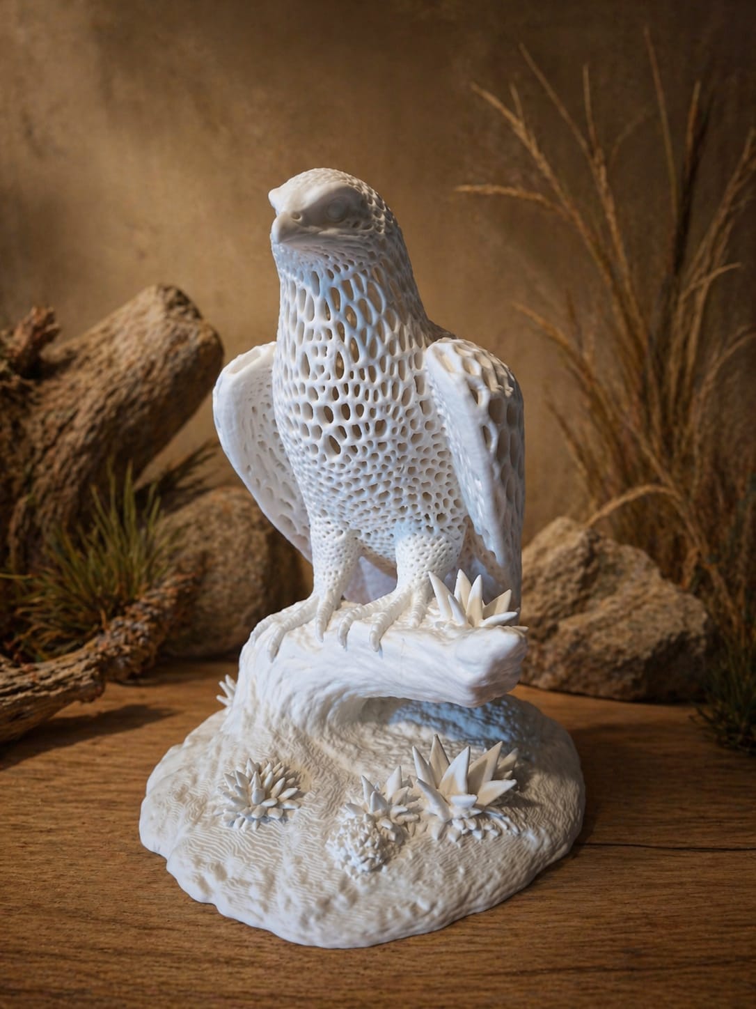 Miniatura 1 do modelo 3D Voronoi Hawk 