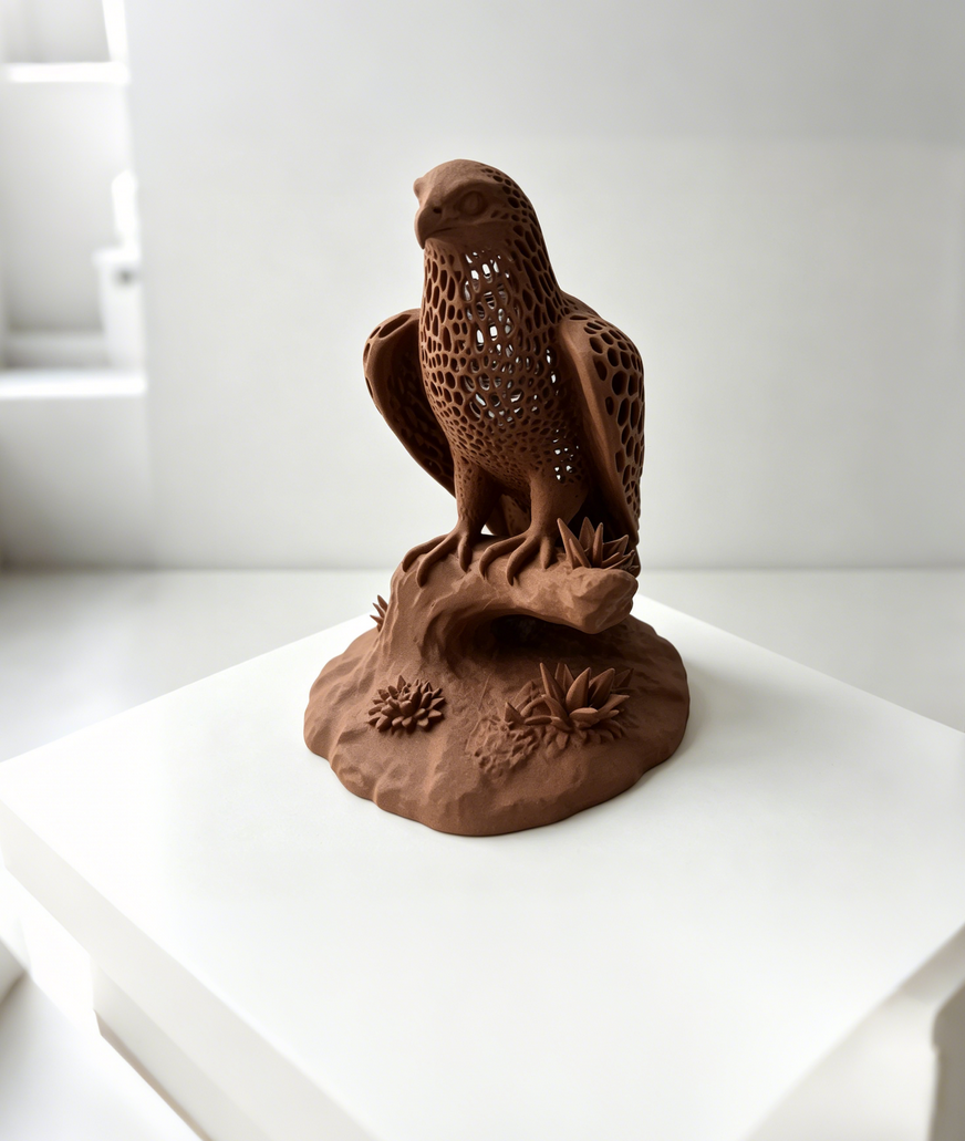 Miniatura 3 do modelo 3D Voronoi Hawk 