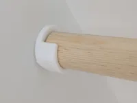 hanger: 19-32mm, socket-cradle, flat-45deg, 0.2mm, 6 walls