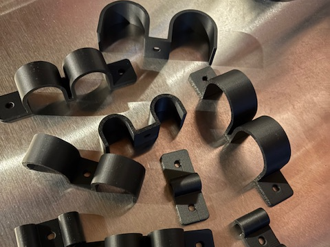 Single & Double Pex Clamps 1/4" 1/2" 3/4" 1"