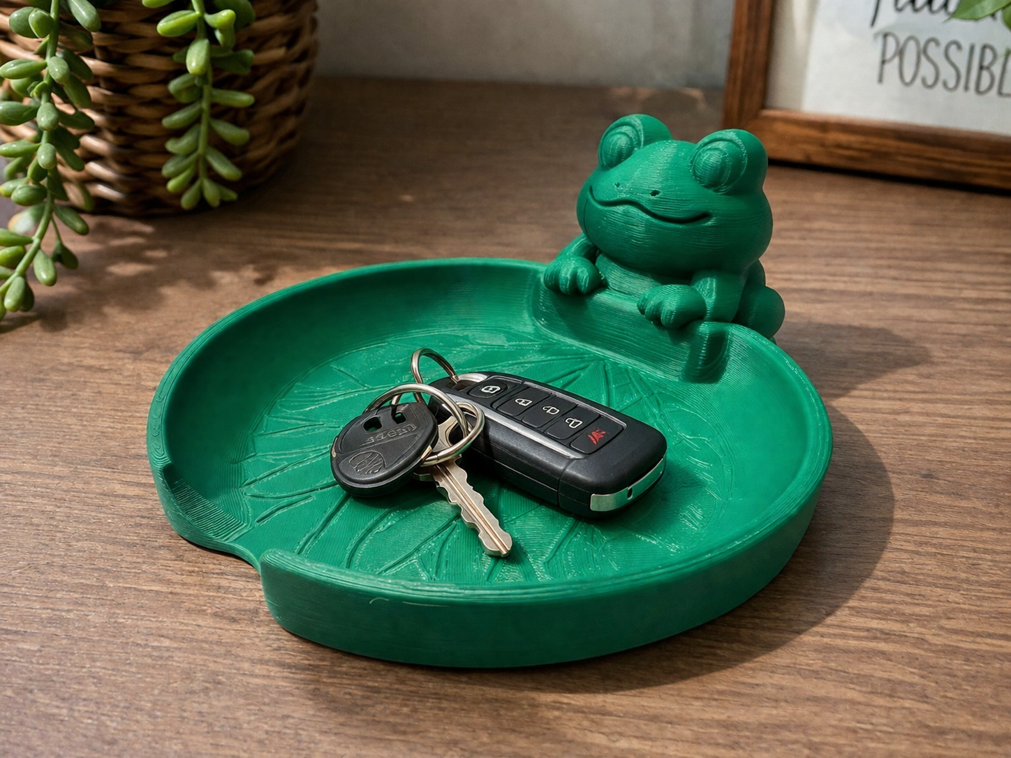 Cute Frog Lily Pad Catch-All Tray