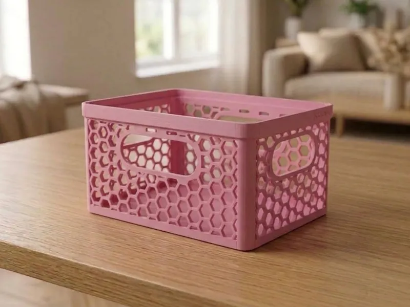 Stacking Storage Basket 200x140mm "honeycomb"