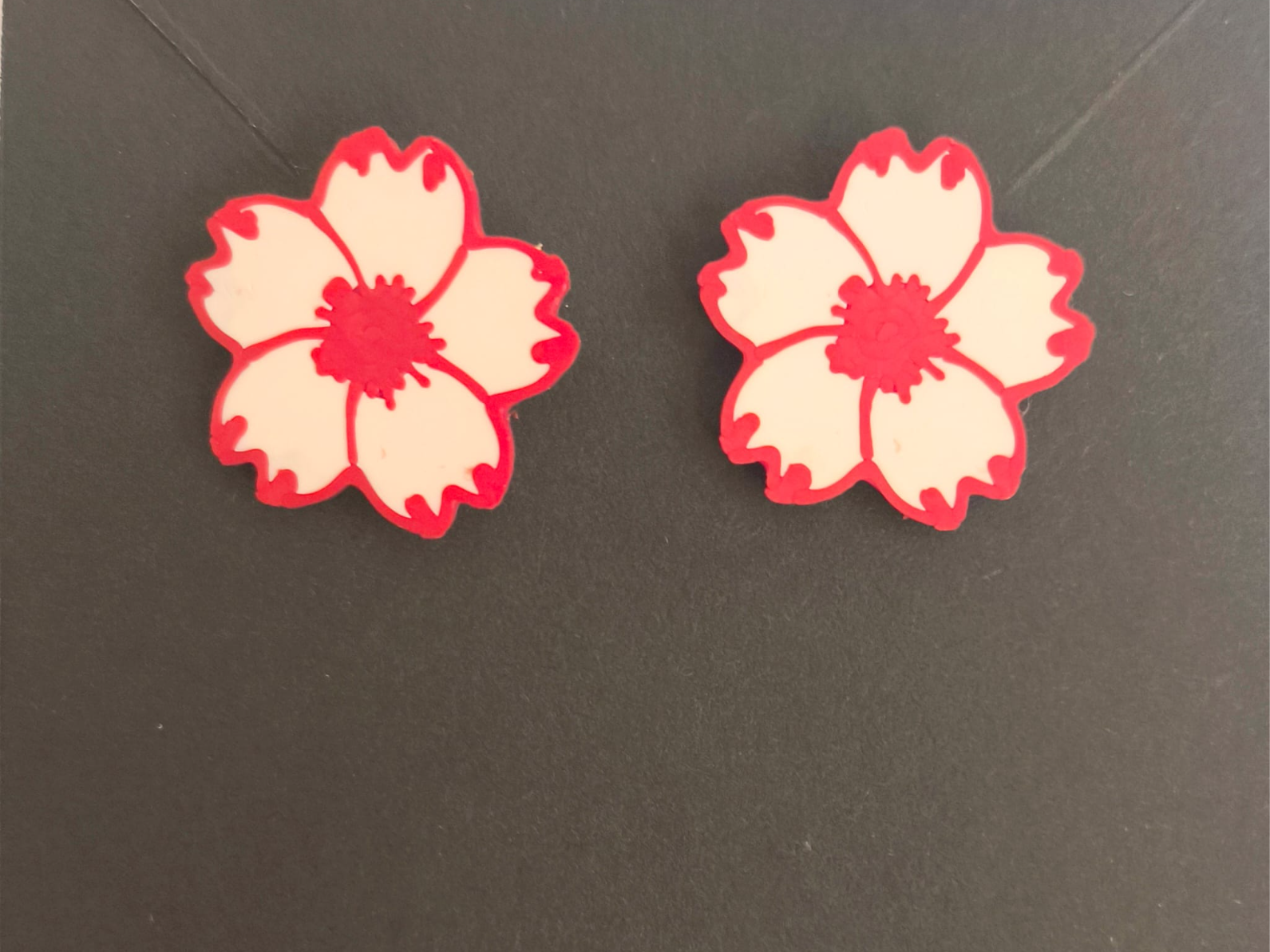 Sakura Flower Stud Earrings