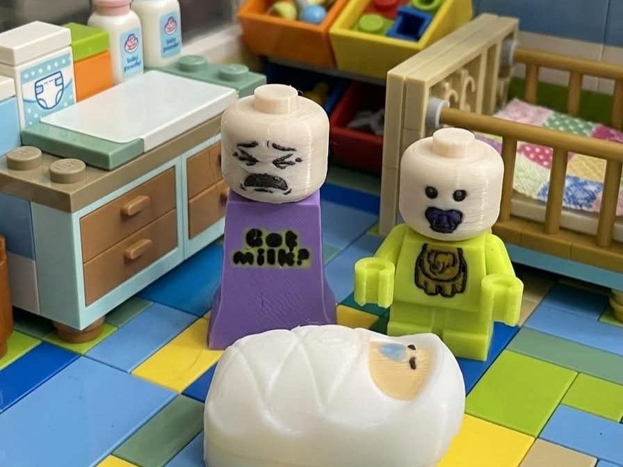 Big Brick Toddler and Baby