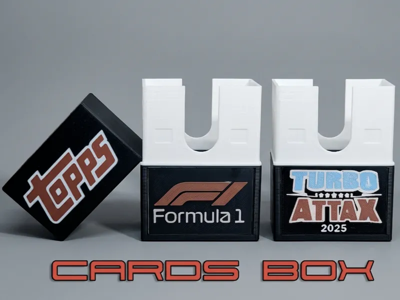 Inspired by Topps F1 Turbo Attax Cards Deck Box