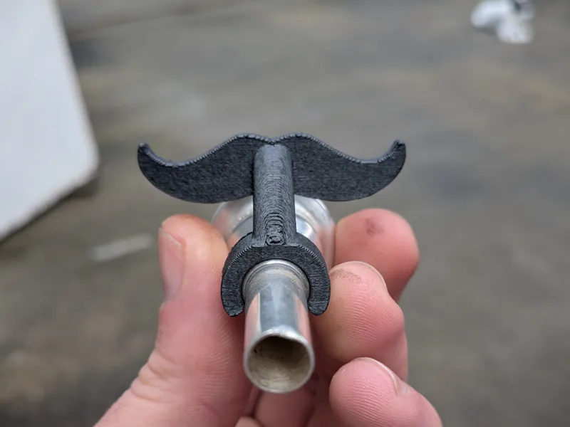 Mustache for cornet