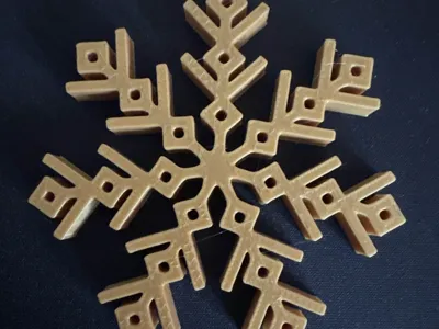 Cute Snowflake Ornament for Christmas