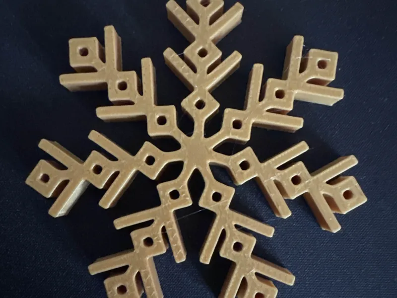 Cute Snowflake Ornament for Christmas