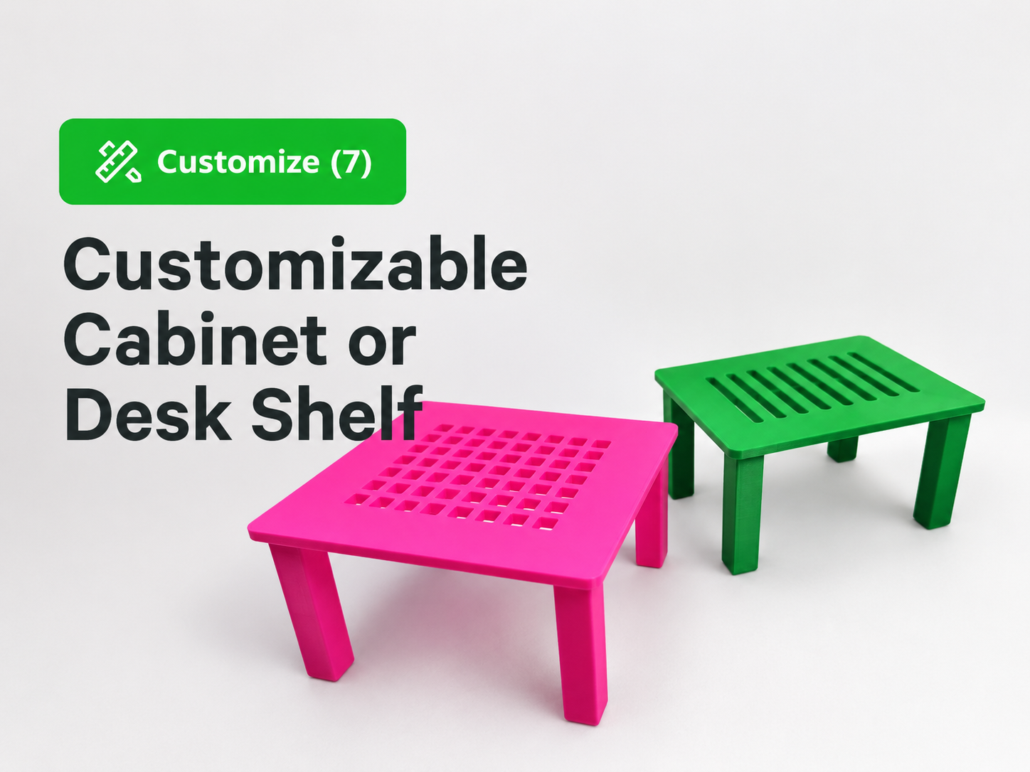 Customizable Cabinet / Desk Shelf