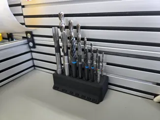 Screw tap and matching Drillpiece (from M3 to M12)