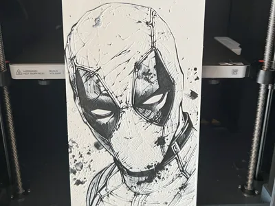 Deadpool Hueforge