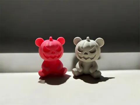 Chibi Pumpkin Bears – Cute & Spooky