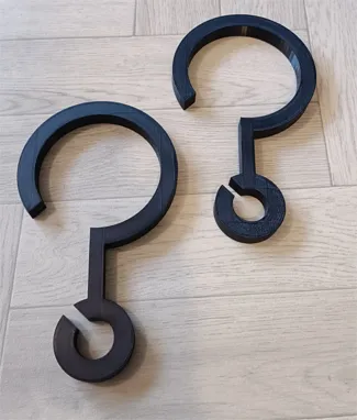 Hook for hanging bird feeders from tree branches