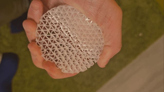 TPU 95A test benchmark HONEY + Archimedean ribbon 